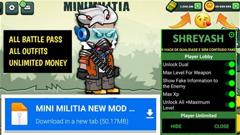 how to hack mini militia.